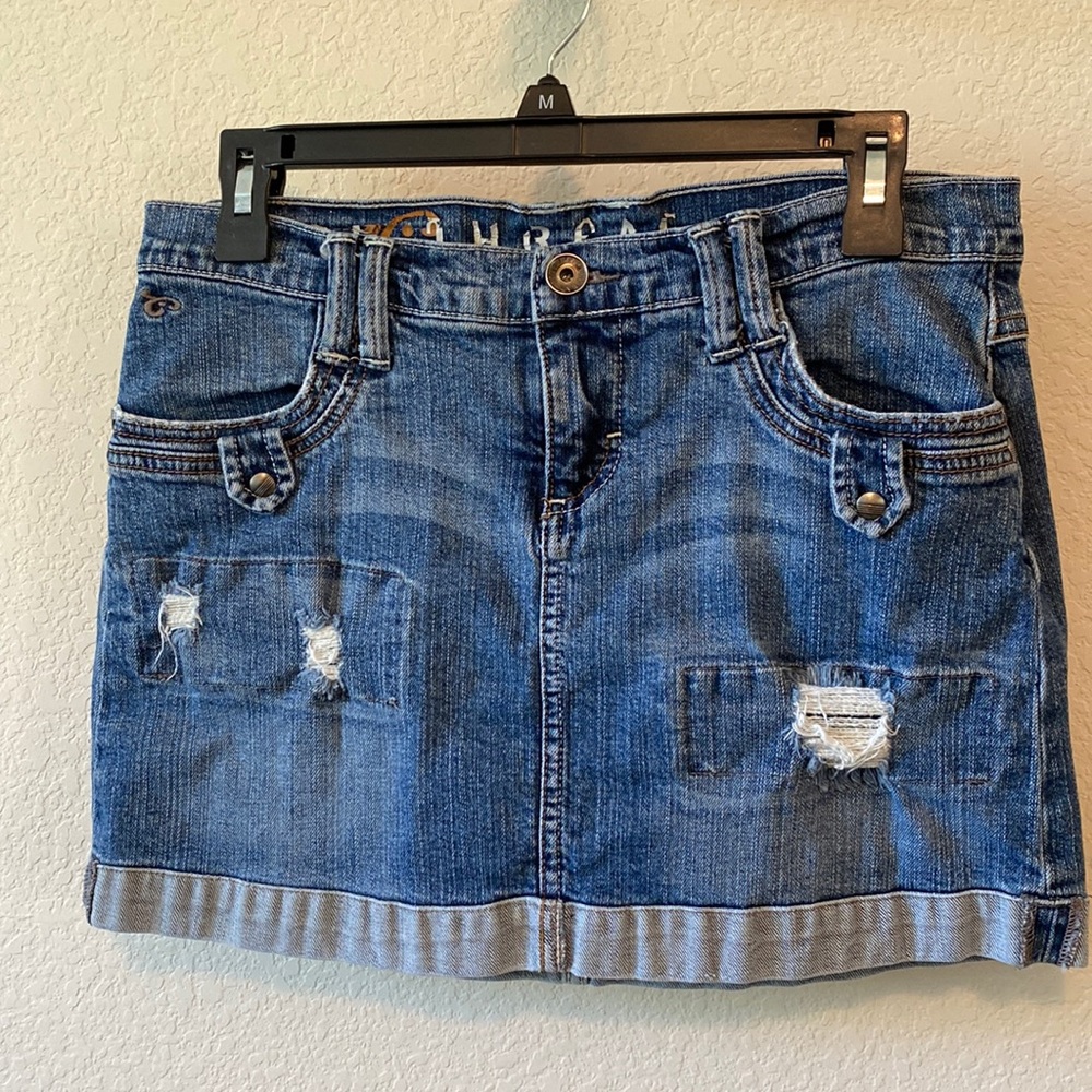 Southern Thread Denim Skirt